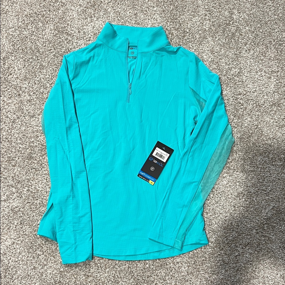 Jade Long Sleeve Quarter-Zip Top